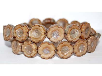 Hawaii flowers 16mm - Table cut beads