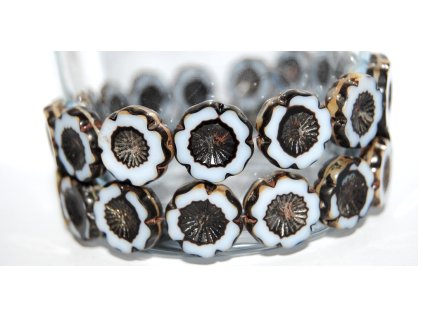 Hawaii flowers 16mm - Table cut beads