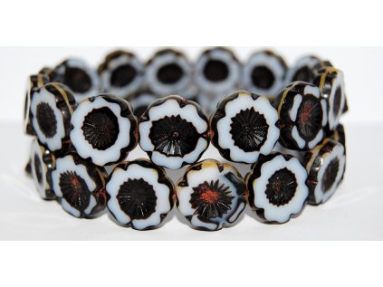 Hawaii flowers 16mm - Table cut beads