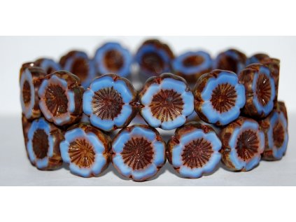 Hawaii flowers 16mm - Table cut beads