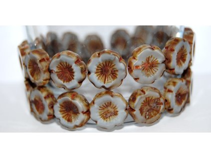 Hawaii flowers 16mm - Table cut beads