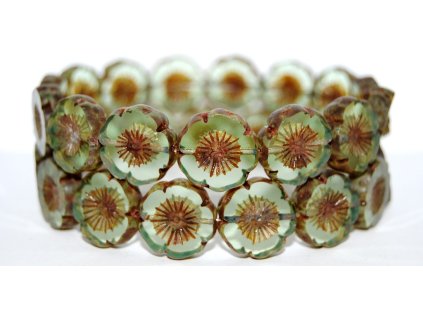 Hawaii flowers 16mm - Table cut beads
