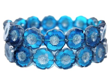 Hawaii flowers 16mm - Table cut beads