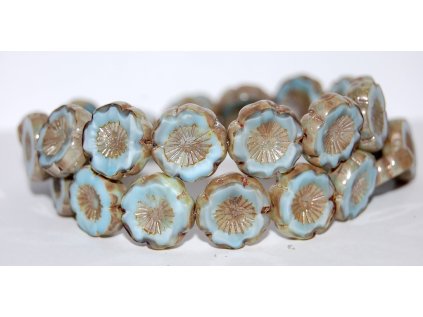 Hawaii flowers 16mm - Table cut beads