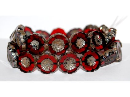 Hawaii flowers 16mm - Table cut beads
