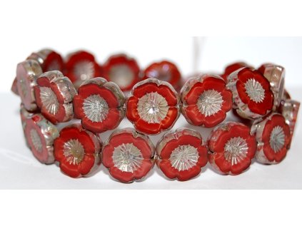 Hawaii flowers 16mm - Table cut beads