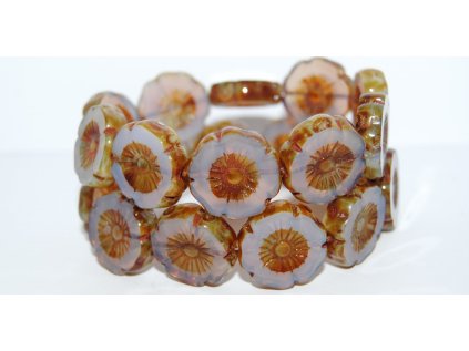 Hawaii flowers 20mm - Table cut beads