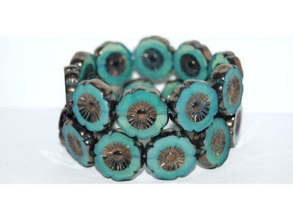 Hawaii flowers 20mm - Table cut beads