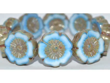 Hawaii flowers 22mm - Table cut beads