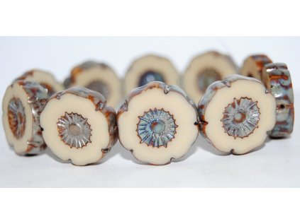 Hawaii flowers 22mm - Table cut beads