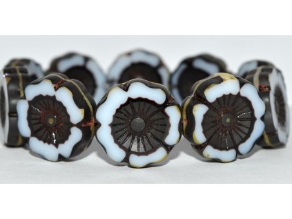 Hawaii flowers 22mm - Table cut beads