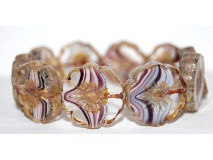 Hawaii flowers 22mm - Table cut beads