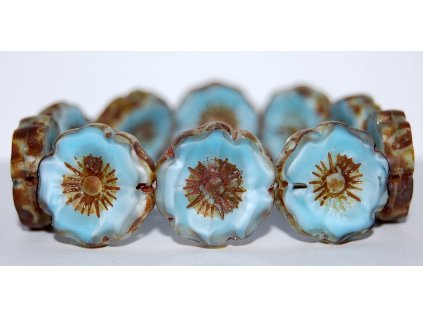 Hawaii flowers 22mm - Table cut beads