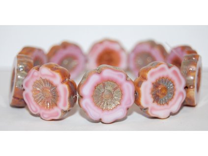 Hawaii flowers 22mm - Table cut beads