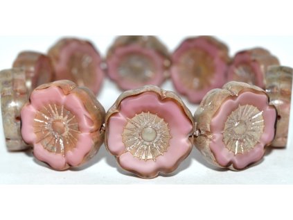 Hawaii flowers 22mm - Table cut beads