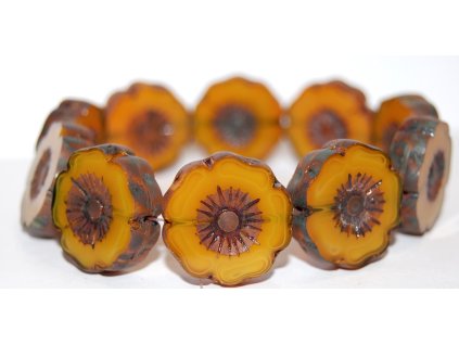 Kytky Hawai 22 mm - Ploškované perle