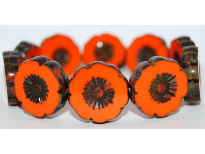 Hawaii flowers 22mm - Table cut beads