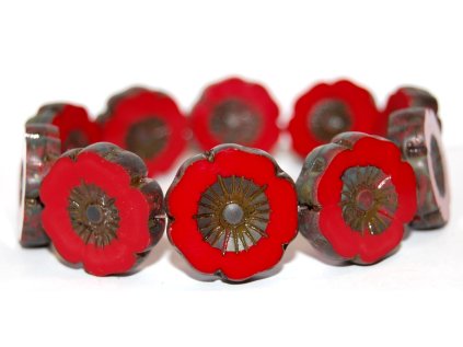 Kytky Hawai 22 mm - Ploškované perle