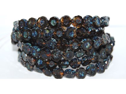 Hawaii flowers 8mm - Table cut beads