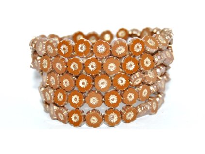 Hawaii flowers 8mm - Table cut beads