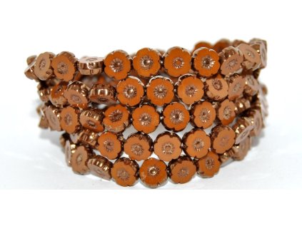 Hawaii flowers 8mm - Table cut beads