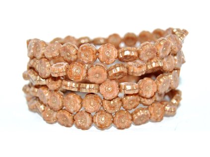 Hawaii flowers 8mm - Table cut beads