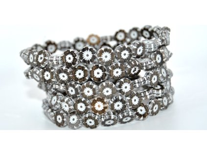 Hawaii flowers 8mm - Table cut beads