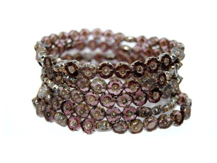 Hawaii flowers 8mm - Table cut beads