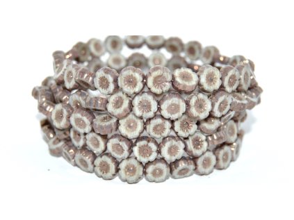 Hawaii flowers 8mm - Table cut beads