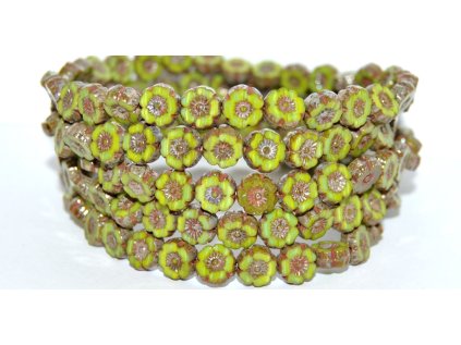 Hawaii flowers 8mm - Table cut beads