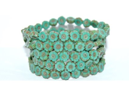 Hawaii flowers 8mm - Table cut beads