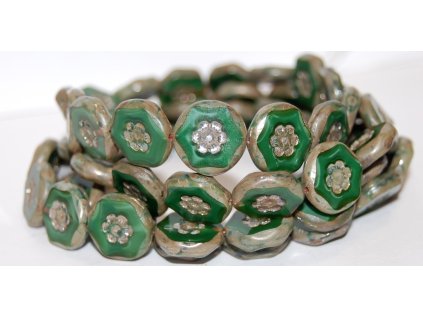 Ploškované - Kytky 15 mm