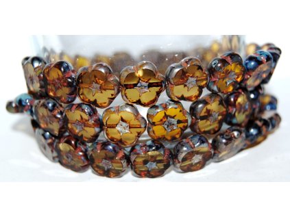 Flowers 14mm - Table cut beads