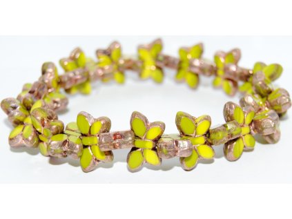 Butterfly - Table cut beads -20x12mm