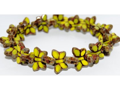 Butterfly - Table cut beads -20x12mm