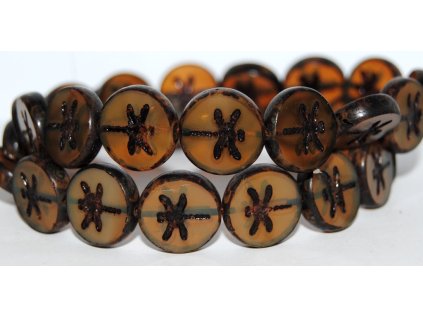 The Dragonfly - 17mm - Table cut beads