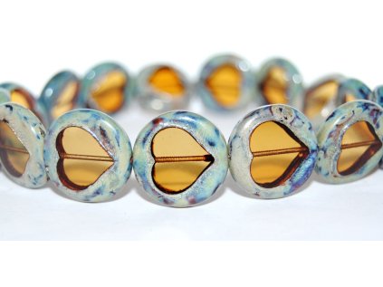 Table cut - Hearts 21mm