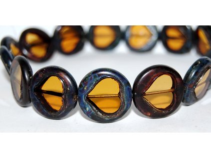 Table cut - Hearts 21mm