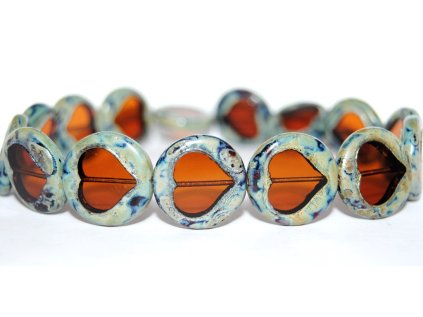 Table cut - Hearts 21mm