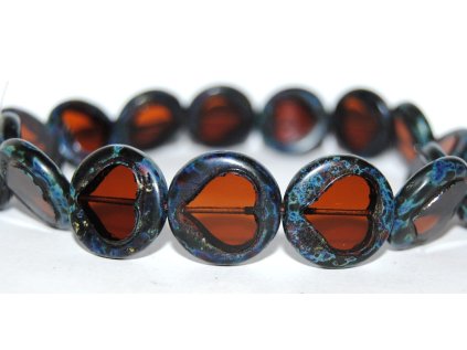 Table cut - Hearts 21mm