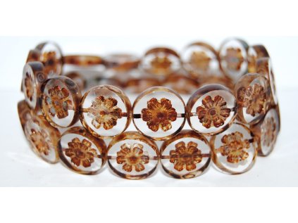 Table Cut Beads - Flower 16mm