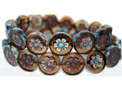 Table Cut Beads - Flower 16mm