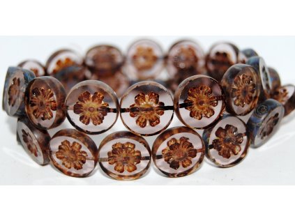 Table Cut Beads - Flower 16mm