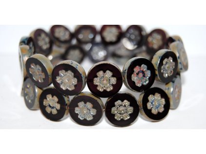 Table Cut Beads - Flower 16mm