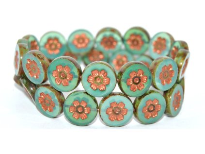 Table Cut Beads - Flower 16mm
