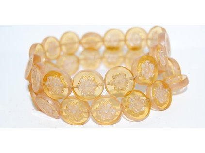 Table Cut Beads - Flower 16mm