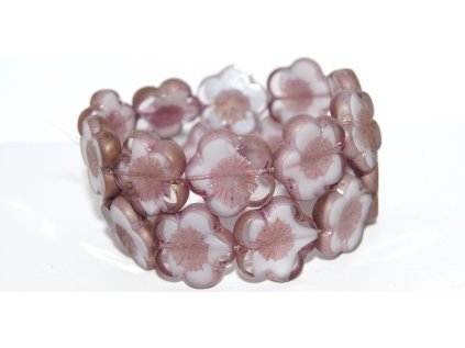 Table cut beads-Hibiscus 20mm