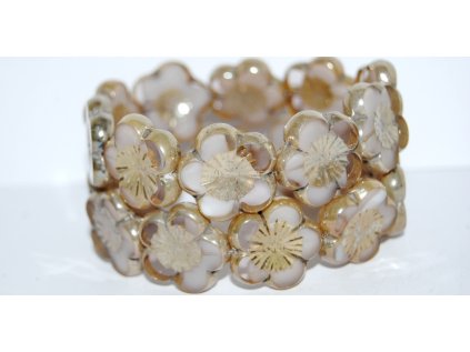 Table cut beads-Hibiscus 20mm