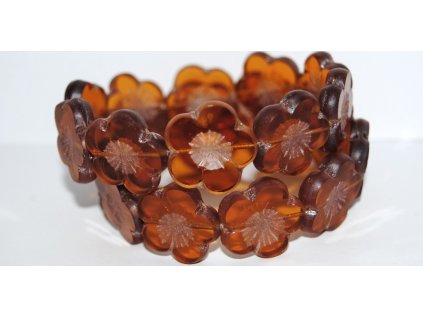 Table cut beads-Hibiscus 20mm