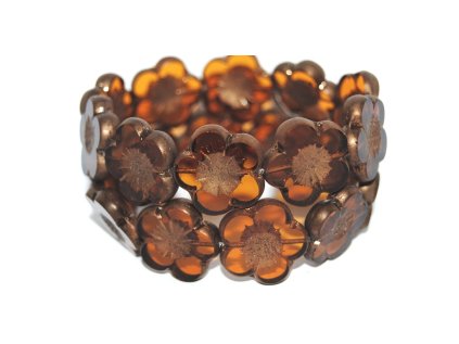 Table cut beads-Hibiscus 20mm